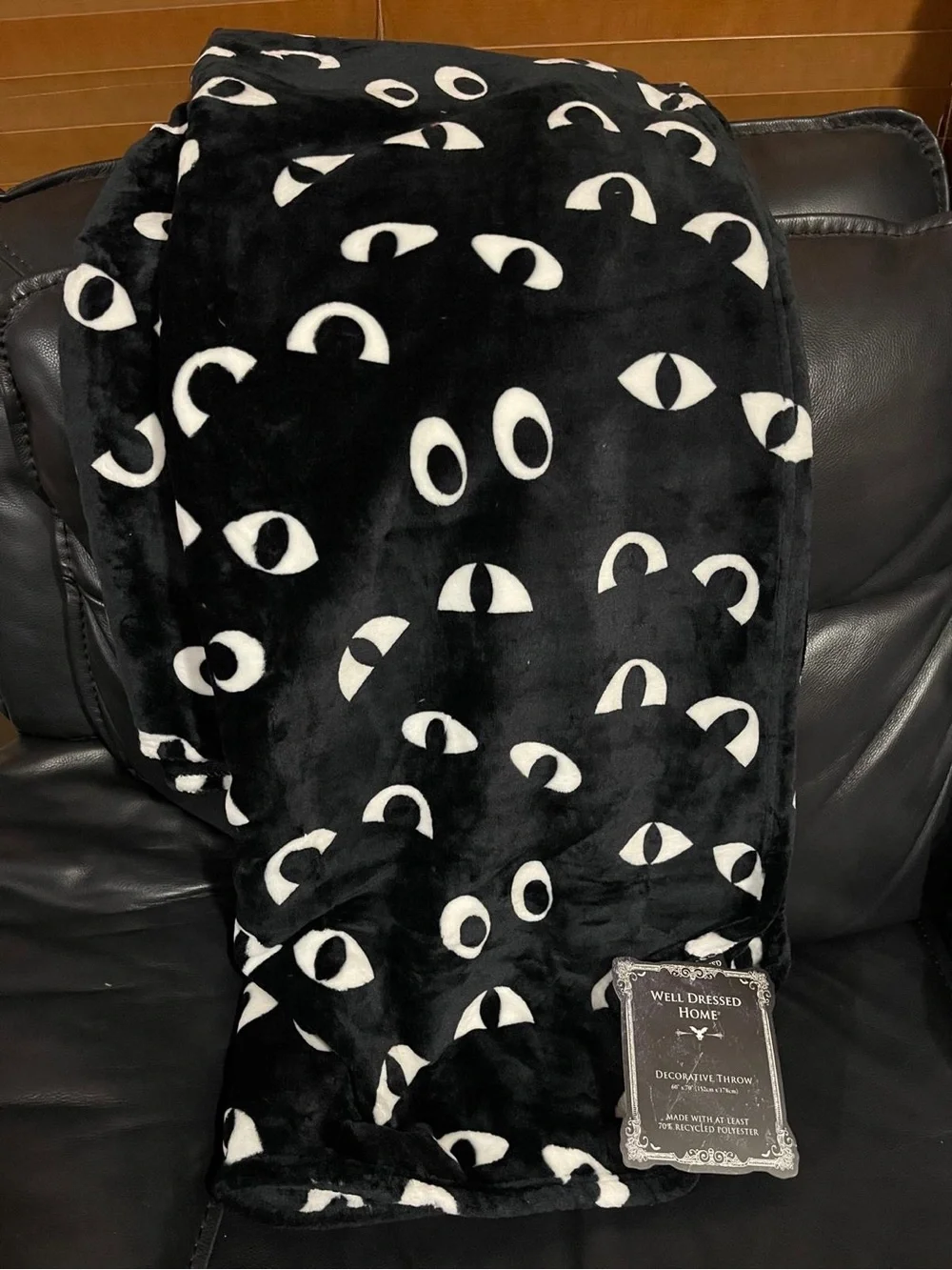 Halloween Well Dressed Home Creepy Eyes Throw - Halloween Creepy Eyes Throw